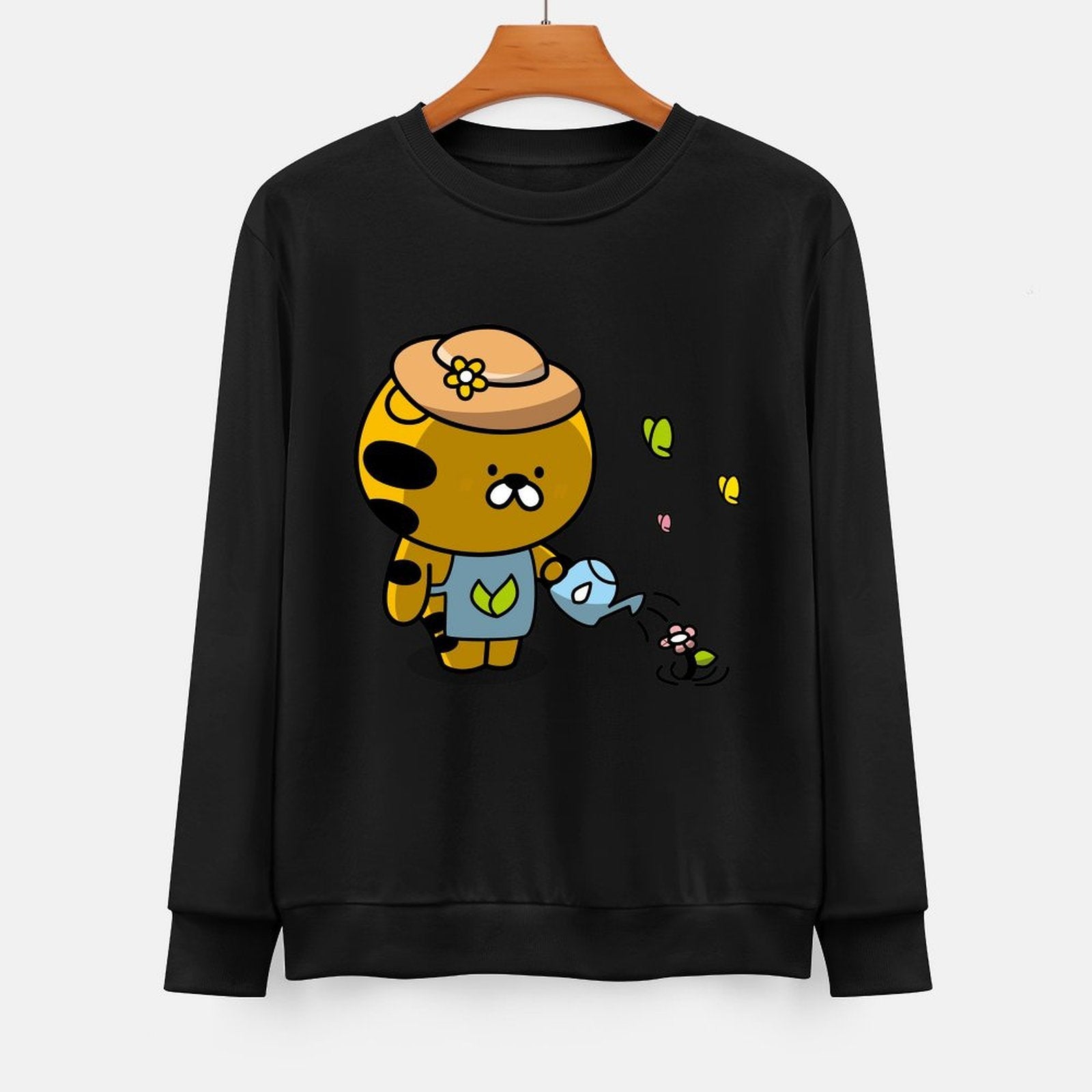 Front Patterned Long Sleeve TopUrban Heat-Transfer